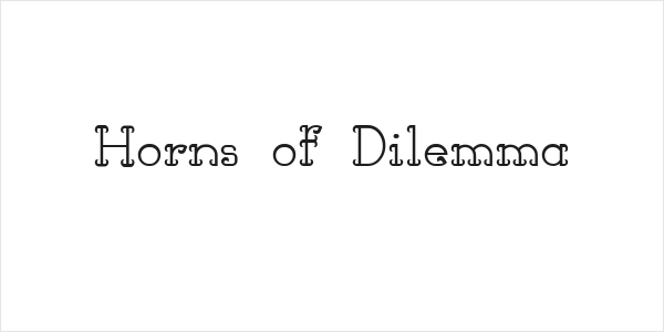 Horns of Dilemma Logo