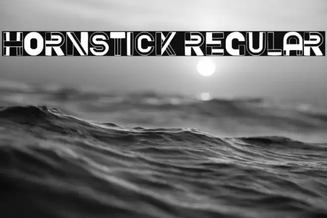 Hornstick Regular Font examples