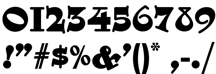 Hornswoggled NF Font OTHER CHARS
