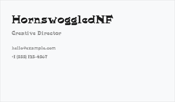 HornswoggledNF Business Card