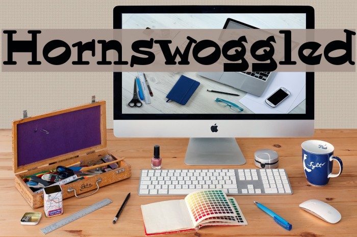 Hornswoggled Font examples