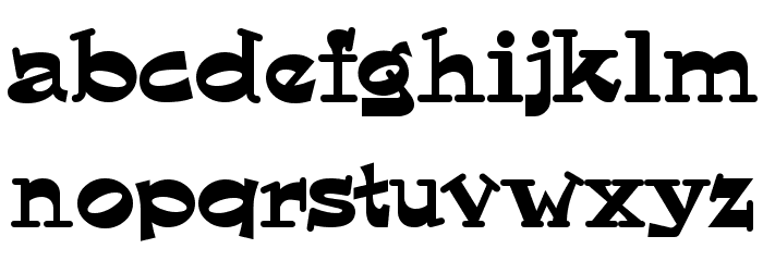 Hornswoggled Font LOWERCASE