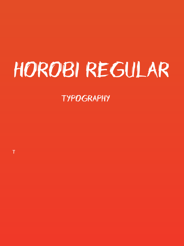 Horobi-Regular Poster