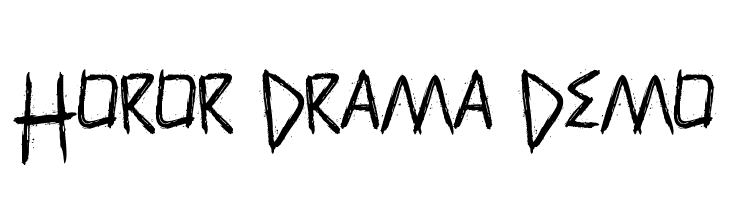 Horor Drama Demo  免费字体下载