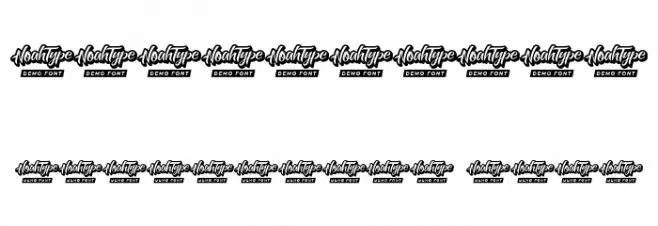 Horor Drama Demo Font OTHER CHARS