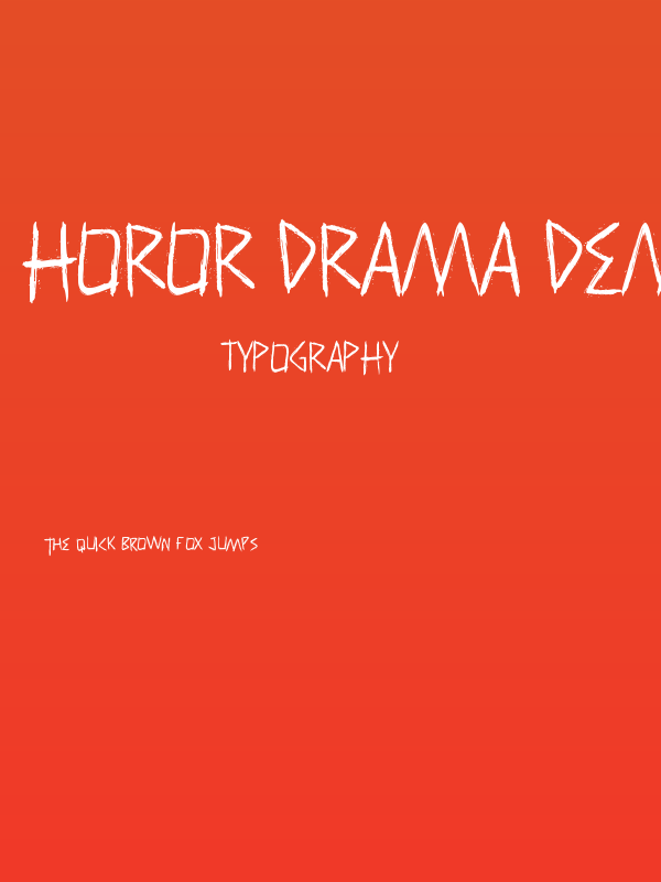 Horor Drama Demo Poster