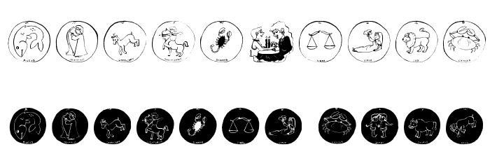 HorosCopies Font OTHER CHARS