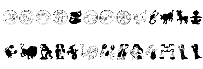 HorosCopies Font LOWERCASE