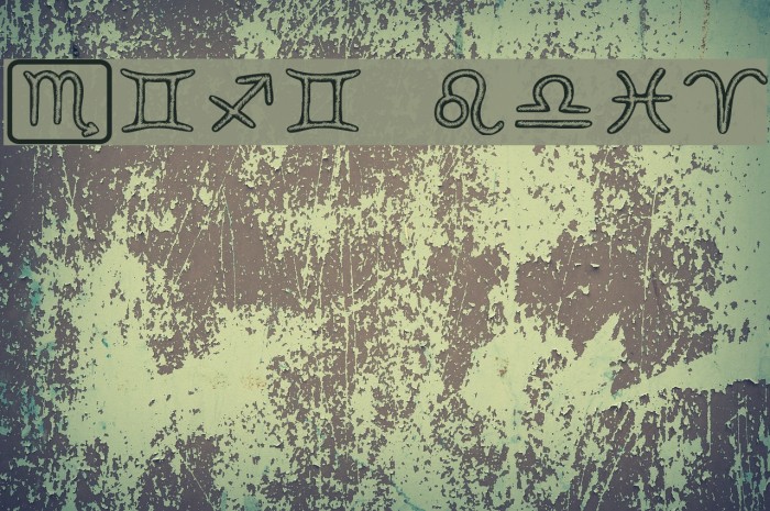 Horoscopicus Regular Font examples