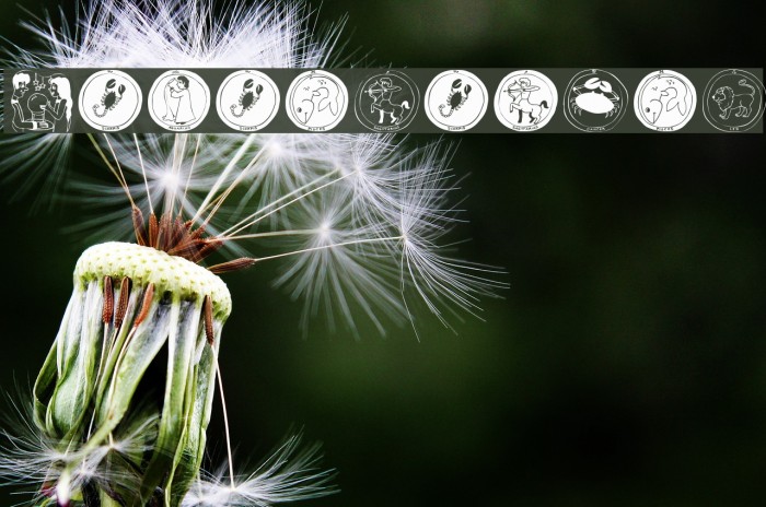Horoscopish फ़ॉन्ट examples