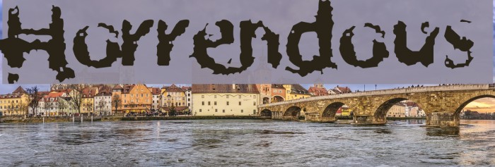 Horrendous Шрифта examples