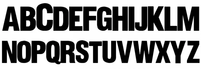 Horrible Jefe Font LOWERCASE