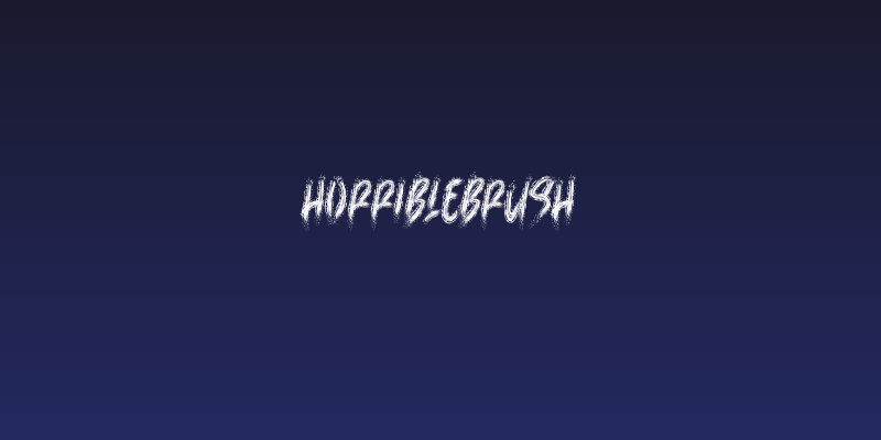 HorribleBrush Social Header