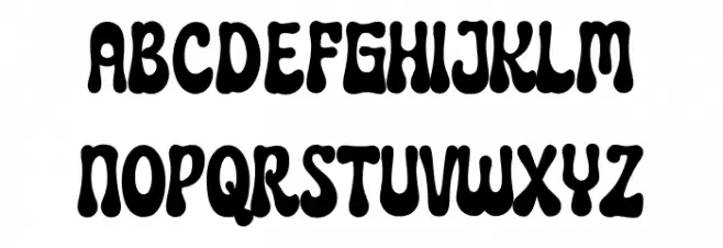 Horriblys Free Regular Schriftart Groß