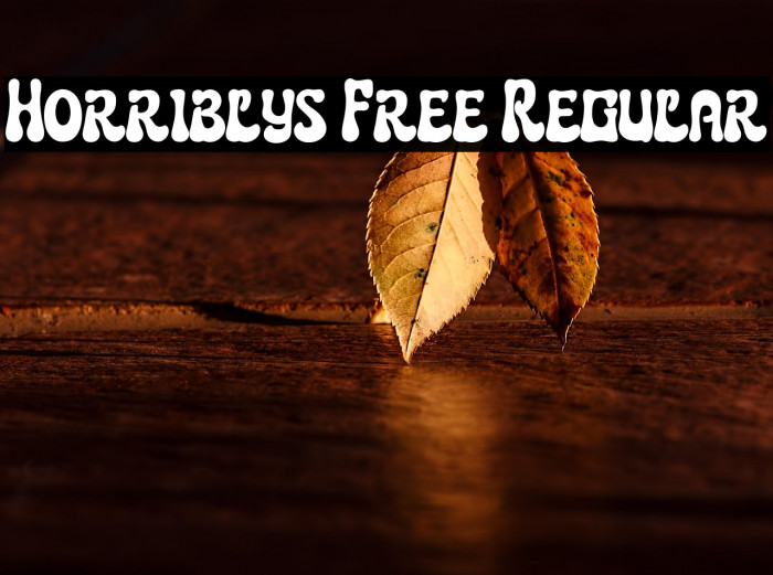 Horriblys Free Regular Example 1