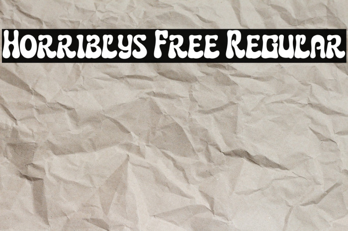 Horriblys Free Regular Example 2