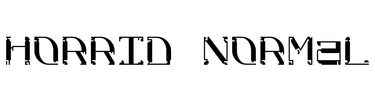 Horrid Normal  Fuentes Gratis Descargar