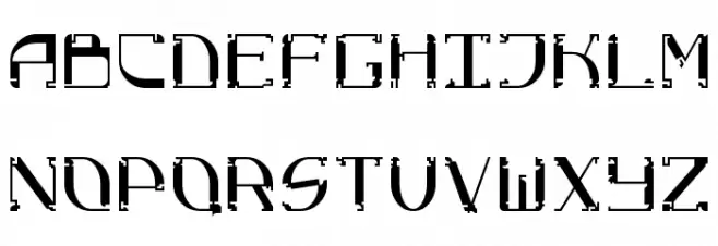Horrid Normal Schriftart Groß