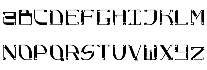 Horrid Normal Font LOWERCASE