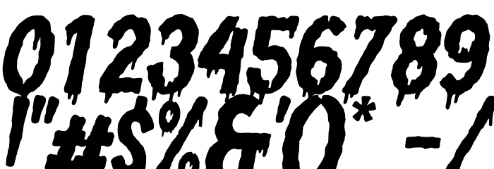 Horror Corps Demo Font OTHER CHARS