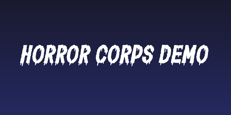 Horror Corps Demo Social Header