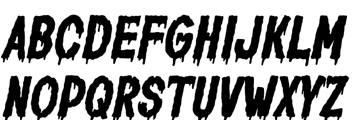 Horror Corps Demo Font LOWERCASE