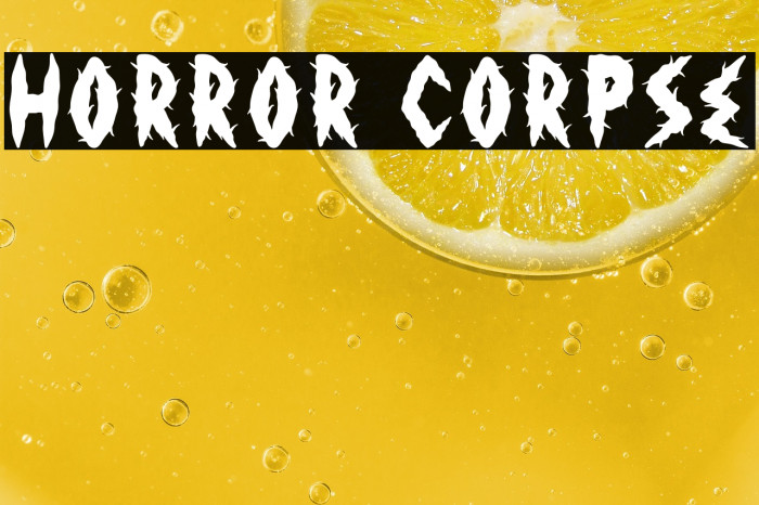 Horror Corpse Example 2