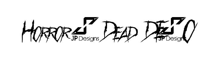 Horror & Dead DEMO  font caratteri gratis