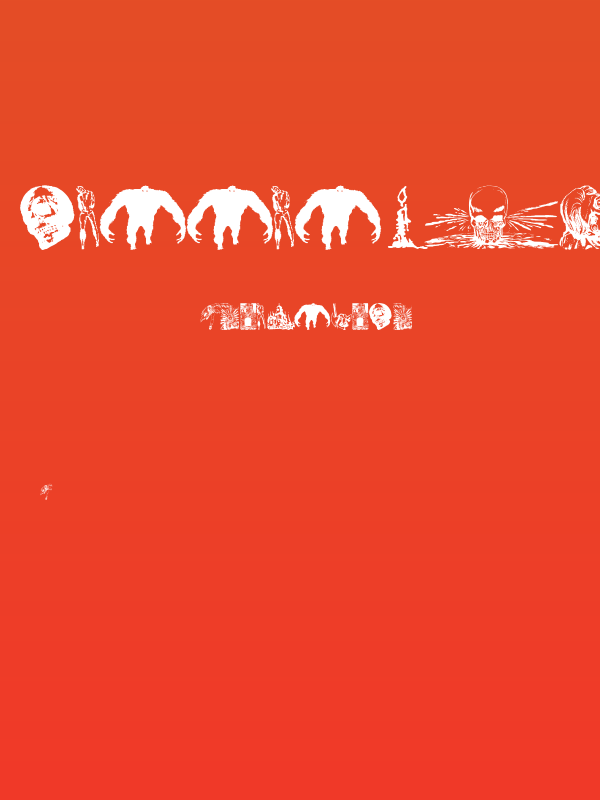 Horror Dingbats Eerie Edition Poster