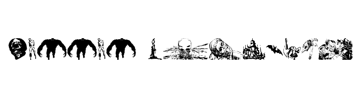 Download Horror Dingbats Font Ffonts Net SVG Cut Files