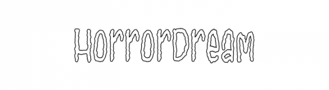 Horror Dream  フリーフォントのダウンロード