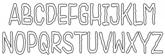 Horror Dream Fuentes MAYÚSCULAS