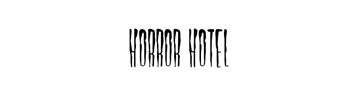 Horror Hotel  font caratteri gratis