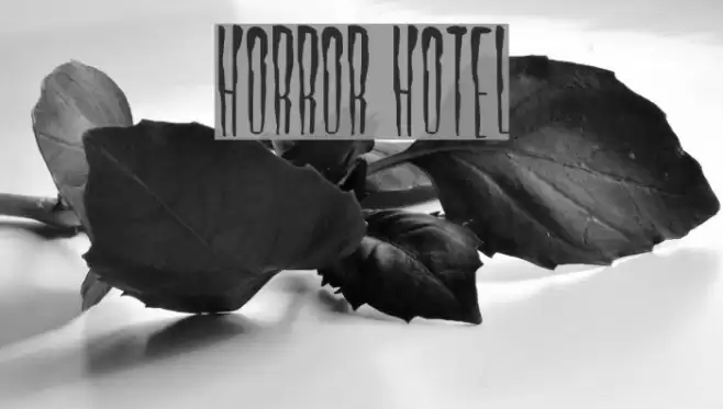 Horror Hotel Font examples
