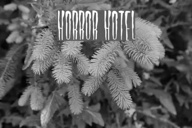 Horror Hotel Font examples