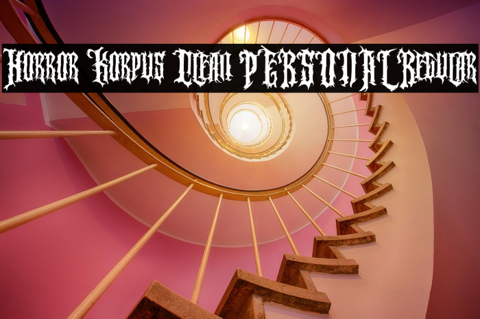 Horror Korpus Clean PERSONAL Regular Example 1