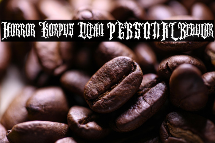 Horror Korpus Clean PERSONAL Regular Example 3