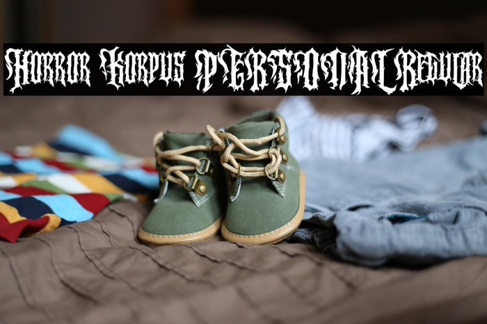 Horror Korpus PERSONAL Regular Example 3