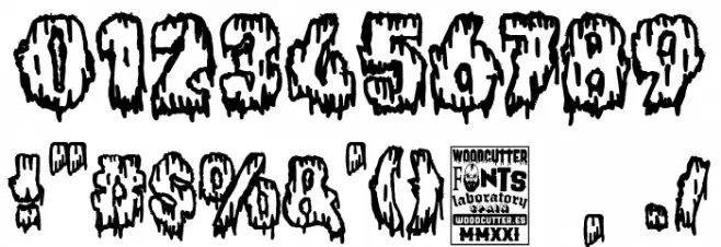 Horror Magazine Font OTHER CHARS