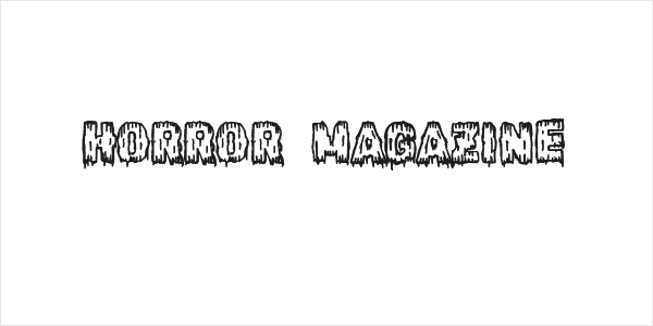 Horror Magazine Logo