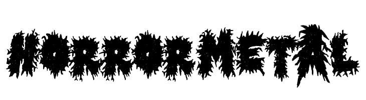 Horror Metal  Descarca Fonturi Gratis