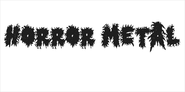 Horror Metal Logo
