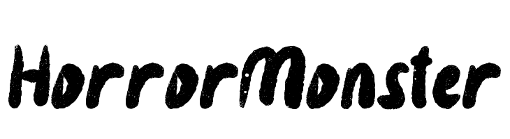 Horror Monster  لخطوط تنزيل