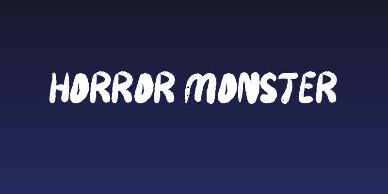 Horror Monster Social Header