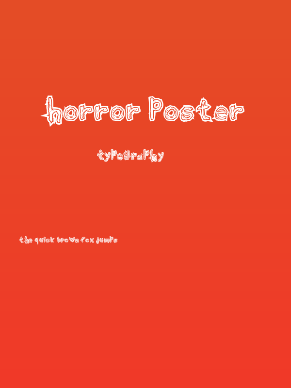 Horror Poster Poster