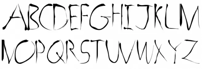 Horror Sketch Horror Sketch Fonte MAIÚSCULAS