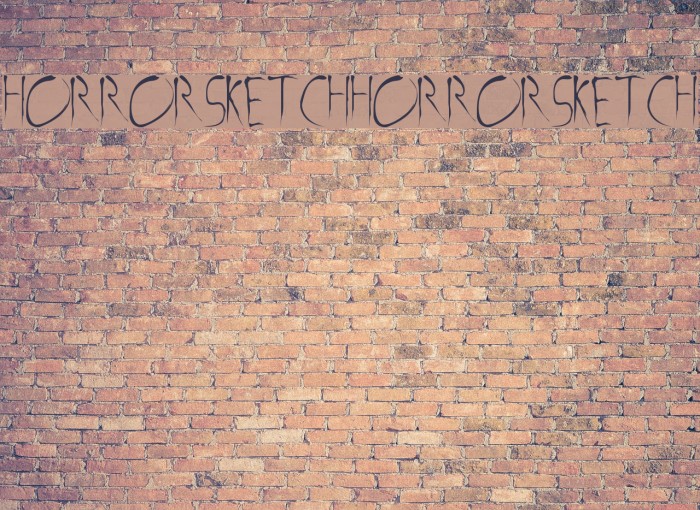 Horror Sketch Horror Sketch Font