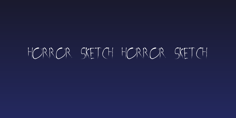 Horror Sketch Horror Sketch Social Header
