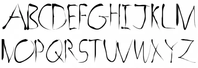 Horror Sketch Horror Sketch फ़ॉन्ट लोअरकेस