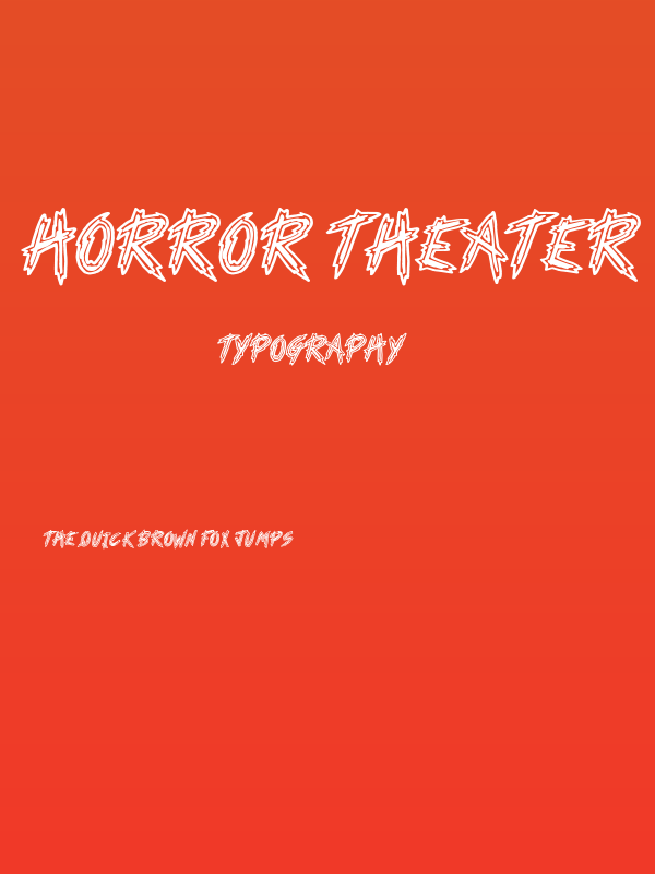 Horror Theater Poster